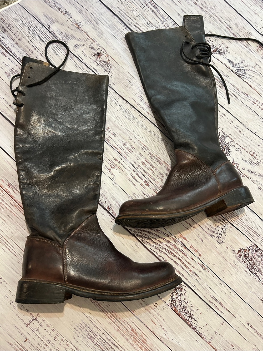 Bed Stu Manchester Classic Tall Leather Riding Boots